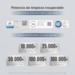 Roborock F25 LT aspiradora en seco y húmedo con 20000 Pa, autolimpieza a 90 °C, secado rápido y diseño plano de 180° - Image 2