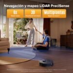 Roborock QV 35S Set robot aspirador y friegasuelos con succión de 10000 Pa, base multifunción y mopas giratorias elevables - Image 3