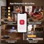 Roborock QV 35S Set robot aspirador y friegasuelos con succión de 10000 Pa, base multifunción y mopas giratorias elevables - Image 2