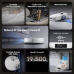 DREAME L50 Pro Ultra robot aspirador y friegasuelos con 19500 Pa, base automática, agua caliente a 75 °C y cámara para mascotas - Image 2