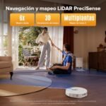 Roborock QV 35S robot aspirador y friegasuelos con succión de 10000 Pa, base multifunción y mopas giratorias elevables - Image 3