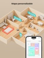 LEFANT M2 robot aspirador y friegasuelos con succión de 6000 Pa, navegación láser, 160 min y control por app - Image 3