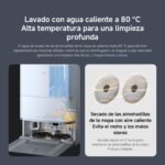 XIAOMI Robot Vacuum 5 Pro robot aspirador y friegasuelos con succión de 20000 Pa, IA, láser dToF y autolimpieza a 80 °C - Image 10