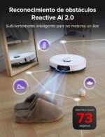 Roborock S8 MaxV Ultra robot aspirador y friegasuelos con base todo en uno, succión de 10000 Pa y navegación inteligente - Image 12