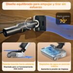 Roborock F25 LT aspiradora en seco y húmedo con 20000 Pa, autolimpieza a 90 °C, secado rápido y diseño plano de 180° - Image 3