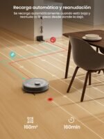 LEFANT M2 robot aspirador y friegasuelos con succión de 6000 Pa, navegación láser, 160 min y control por app - Image 7