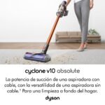 Dyson Cyclone V10 Absolute aspiradora sin cable con 150 Air Watts, hasta 60 min de autonomía y cepillo Fluffy para suelos duros - Image 7