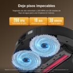 Roborock QV 35S Set robot aspirador y friegasuelos con succión de 10000 Pa, base multifunción y mopas giratorias elevables - Image 7