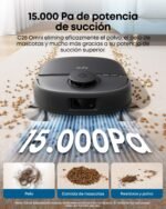 eufy C28 Omni robot aspirador y friegasuelos con mopa HydroJet, succión de 15000 Pa, base Omni 5 en 1 y evitación de obstáculos con IA - Image 3