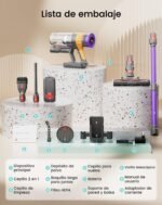 LEFANT V1 aspiradora sin cable con 40 KPa de succión, filtración de 5 capas, pantalla LED táctil y 3 velocidades - Image 2