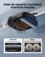 eufy C28 Omni robot aspirador y friegasuelos con mopa HydroJet, succión de 15000 Pa, base Omni 5 en 1 y evitación de obstáculos con IA - Image 7