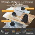 Roborock QV 35S Set robot aspirador y friegasuelos con succión de 10000 Pa, base multifunción y mopas giratorias elevables - Image 5