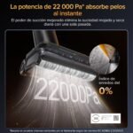 Roborock F25 Ultra aspiradora en seco y húmedo con vapor de 180 °C, agua caliente de 86 °C y succión de 22000 Pa - Image 6