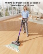 LEFANT V1 aspiradora sin cable con 40 KPa de succión, filtración de 5 capas, pantalla LED táctil y 3 velocidades - Image 8