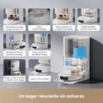 DREAME L50 Pro Ultra robot aspirador y friegasuelos con 19500 Pa, base automática, agua caliente a 75 °C y cámara para mascotas - Image 6