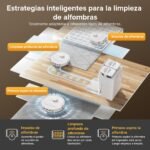 Roborock QV 35S robot aspirador y friegasuelos con succión de 10000 Pa, base multifunción y mopas giratorias elevables - Image 5