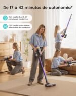 LEFANT V1 aspiradora sin cable con 40 KPa de succión, filtración de 5 capas, pantalla LED táctil y 3 velocidades - Image 3